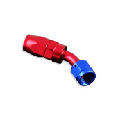 Red Swivel 45° AN8 Fitting for Custom Plumbing