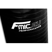 65mm Black Straight Silicone Coupler - 10cm Length
