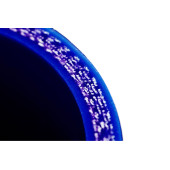 70mm Blue Straight Silicone Coupler - 5cm Length