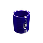70mm Blue Straight Silicone Coupler - 25cm Length