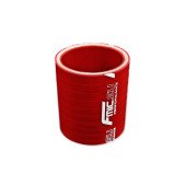 89mm Red Straight Silicone Coupler - 10cm Length