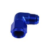 AN10 90° Female-Male Hose Fitting - Blue Performance Upgrade