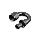 AN10 Push-On 180° Fitting - Black Performance Upgrade