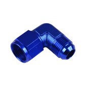AN12 90° Blue Female-Male Hose Fitting for Performance