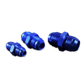 Blue AN4 Male to AN4 Male JIC Hose Fitting Adapter