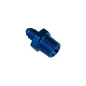 AN8 JIC Flare to 3/4 NPT Hose Fitting Adapter - Blue