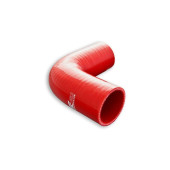 Red 57mm Silicone 90-Degree Elbow Connector