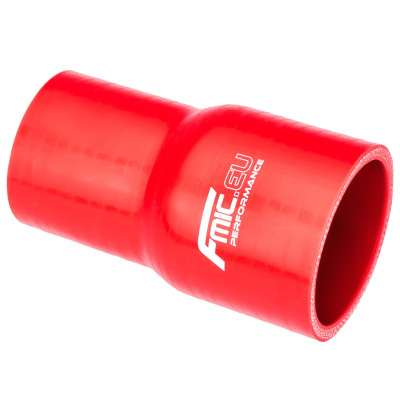 48/63mm Orange Silicone Straight Reducer for Cars