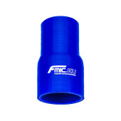 Silicone Straight Reducer 70/80mm - Black Auto Part