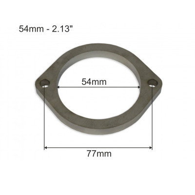 54mm 2-Bolt Exhaust Flange for Enhanced Performance
