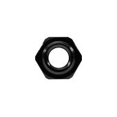 AN-10 JIC Flare to 1/2" Straight Hose Adapter - Black