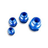AN10 Male to AN6 Female JIC Reducer Hose Fitting - Blue