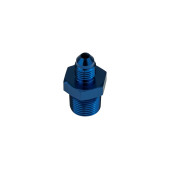 Blue AN4 JIC Flare to 3/8" NPT Hose Fitting Adapter