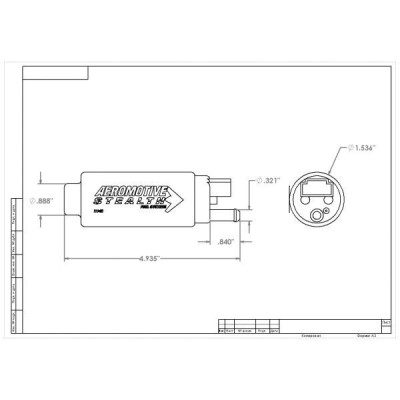 Aeromotive 340 Stealth Fuel Pump 340lph Central Inlet
