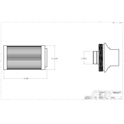 Male AN-08 Stainless Steel 40um Filter - Premium Quality