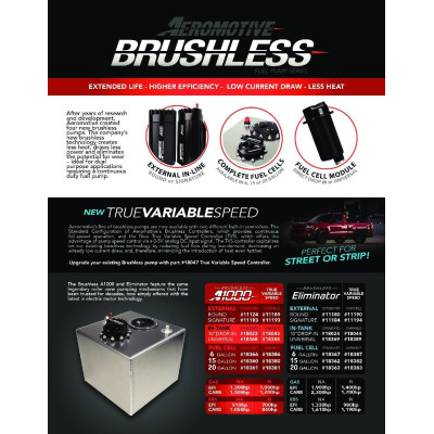 Aeromotive 11180 Brushless External Fuel Pump