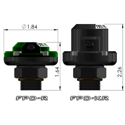 Radium Fuel Pulse Damper FPD-R 3/8NPT Direct Mount