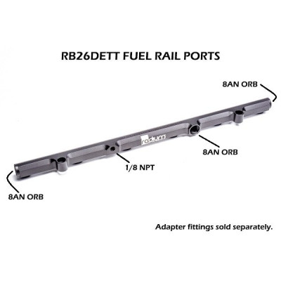 Radium RB26DETT Fuel Rail - High Performance Upgrade
