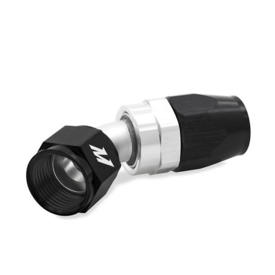 Mishimoto 45° Black Aluminum PTFE -4AN Fitting