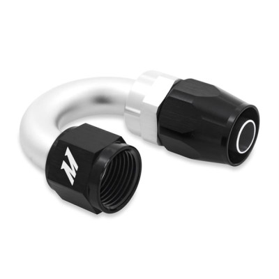 Mishimoto -10AN 180° Aluminum Fitting - Black