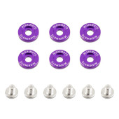 Mishimoto Purple Fender Washer Kit - 6 Large Washers