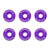 Mishimoto Purple Fender Washer Kit - MMFW-SM-6PR