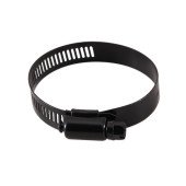 Pack of 10 High-Torque Black Worm Gear Clamps 1.06-2.01