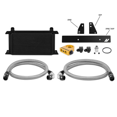 Mishimoto 370Z Thermostatic Oil Cooler Kit - Silver
