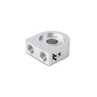 Mishimoto Silver Oil Sandwich Plate for Enhanced Performance