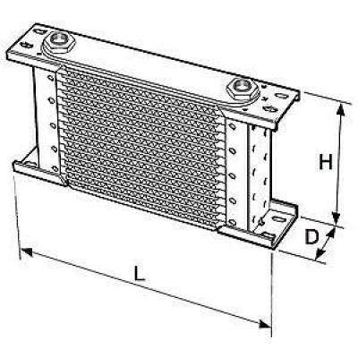 Setrab Proline 50-Row Oil Cooler 330x389mm for High Performance