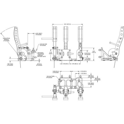Wilwood 340-12411 Floor Mount Throttle Pedal Assembly