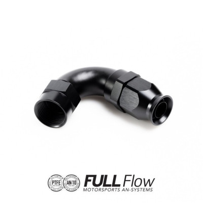Nuke Performance AN-8 120° PTFE Hose End Fitting