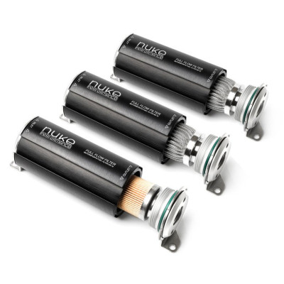 100 Micron AN-10 Stainless Steel Fuel Filter - Nuke