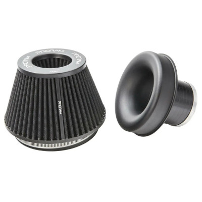 89mm ID Medium Cone Air Filter with Velocity Stack - PR-CC-194-150-VS-90