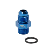 AN6 Male to AN6 Male JIC Hose Fitting Adapter Blue