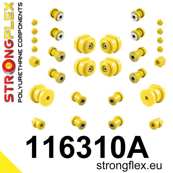 Strongflex 116310A Full suspension polyurethane bush kit SPORT