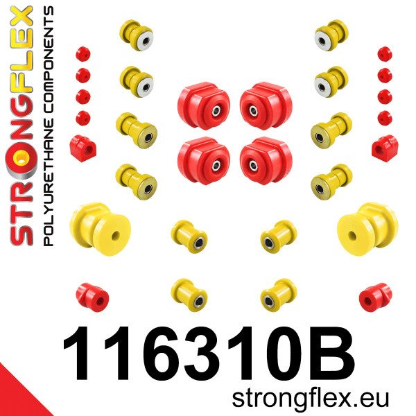 Strongflex 116310B Full suspension polyurethane bush kit
