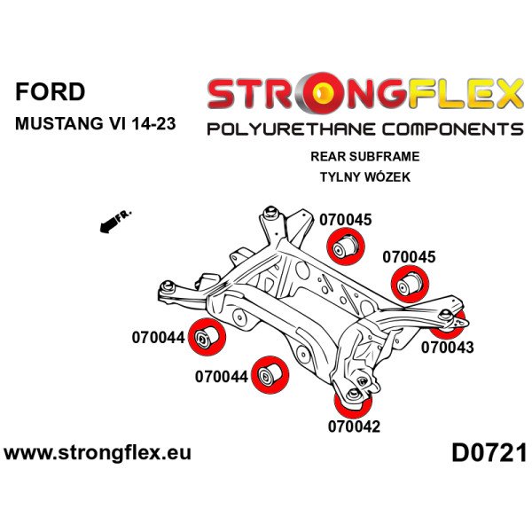 Strongflex 076174A Full suspension bush kit SPORT