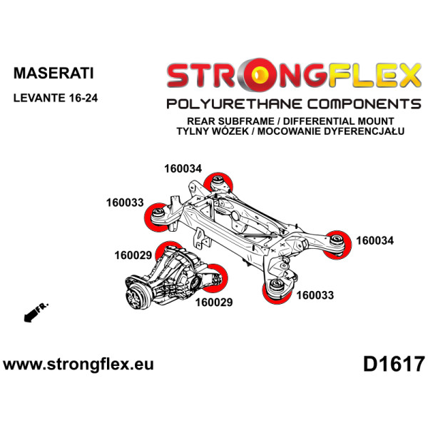 Strongflex 160034A Rear subframe - front bush SPORT
