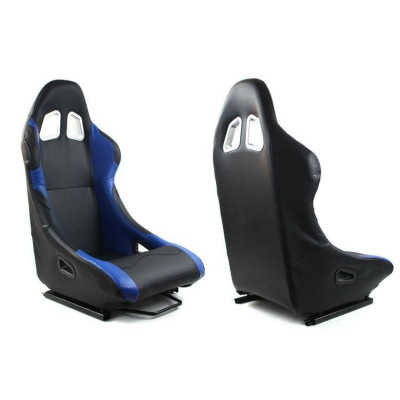 MONZA RACE PLUS PVC Blue Racing Seat - Ultimate Comfort