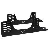 FIA Black Bucket Seat Mounts for BMW E46 Driver's Side