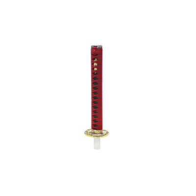 Samurai Universal Gear Knob - Red 26cm for Stylish Shifts