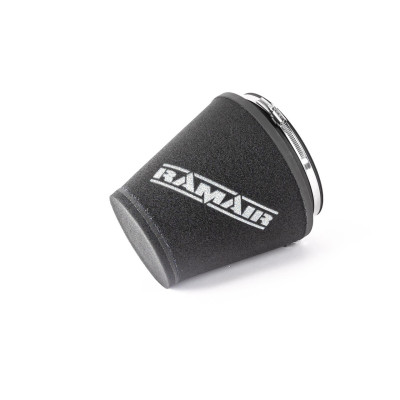 CC-195-VS-76-BK 76mm ID Neck Large Cone Air Filter with Velocity Stack