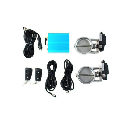 Electric Exhaust Cutout Set PRO 76mm Dual - Performance Upgrade