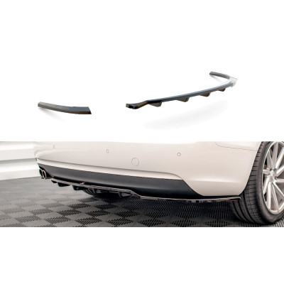 Central Rear Splitter with Vertical Bars for Audi A5 Coupe 8T