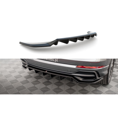 Vertical Bar Central Rear Splitter for Audi Q3 S-Line F3