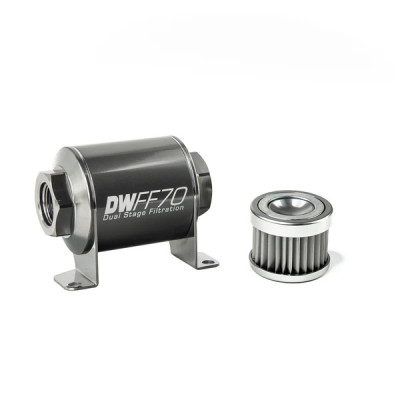 In-Line Fuel Filter Kit 5 Micron 70mm