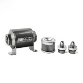 In-Line Fuel Filter Kit -6AN 100 Micron 70mm