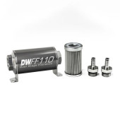 In-Line Fuel Filter Kit 3/8IN 10 Micron 110mm