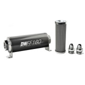 In-Line Fuel Filter Kit -8AN 100 Micron 160mm
